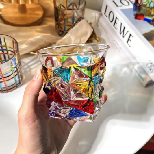 Harper Dale Premium Hand-Painted Crystal Glasses