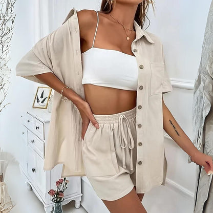 Harper Dale Linen Shorts Set