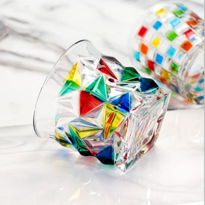 Harper Dale Premium Hand-Painted Crystal Glasses