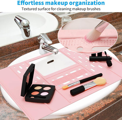 VanitySpace Pro: Heat-Resistant Sink-Top Makeup Organizer