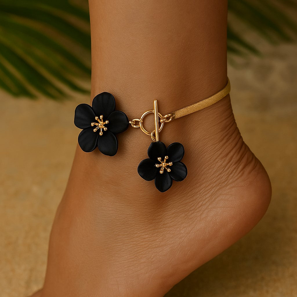 Petals by the Shore Anklet
