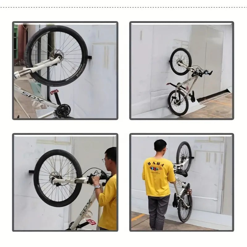 Refined Ride Rack: Adjustable Bicycle Wall Storage