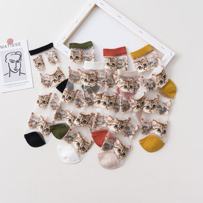 Purrfect Mesh Breathable Socks for Women