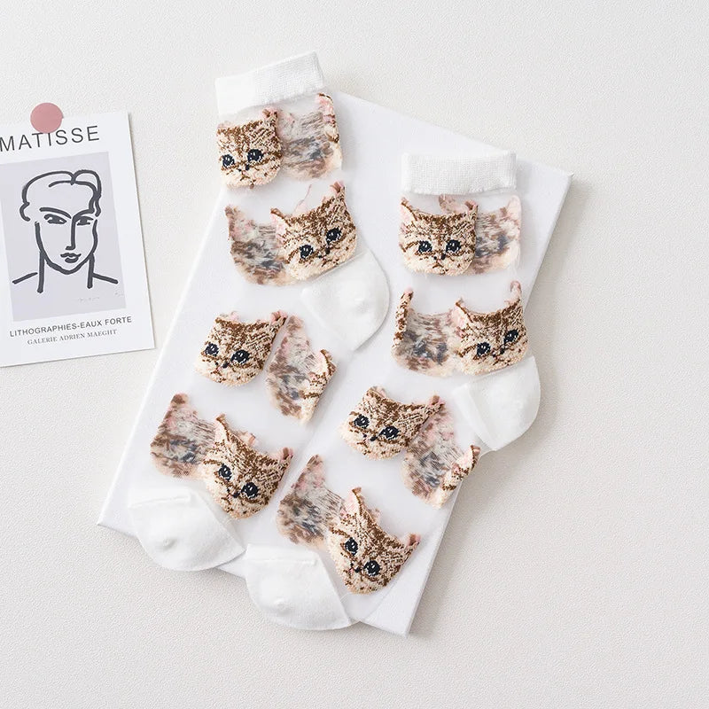 Purrfect Mesh Breathable Socks for Women