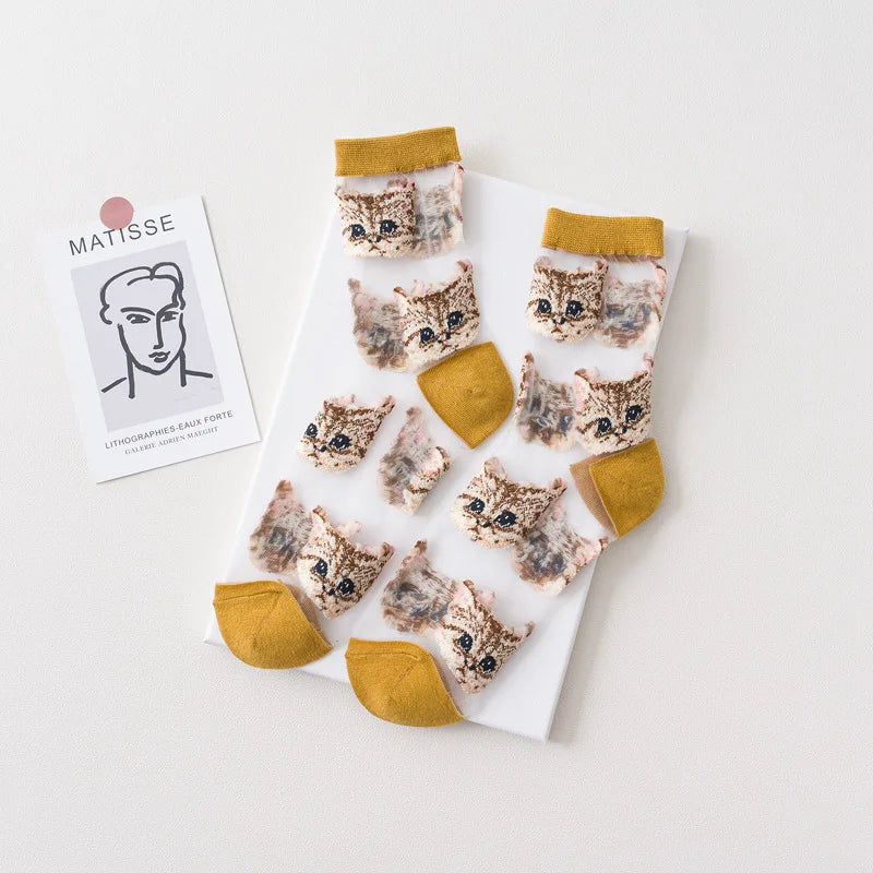 Purrfect Mesh Breathable Socks for Women
