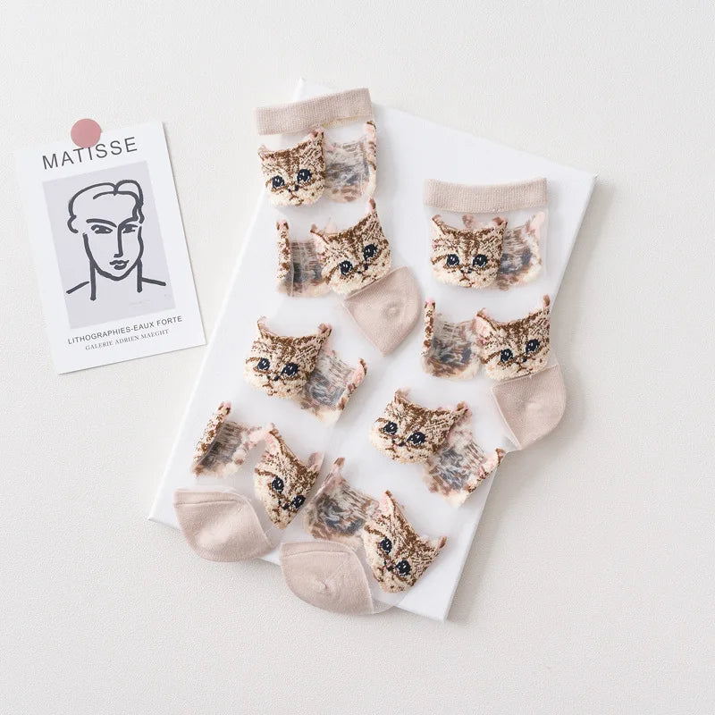 Purrfect Mesh Breathable Socks for Women