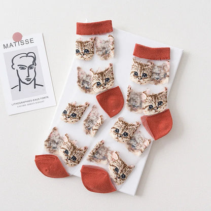Purrfect Mesh Breathable Socks for Women