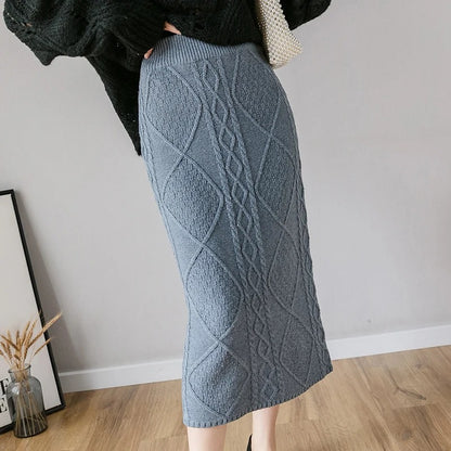 Harper Dale Knitted Pencil Skirt